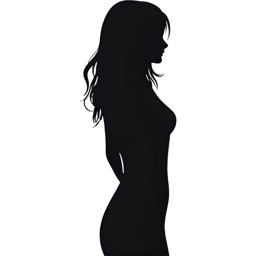hot woman silhouette